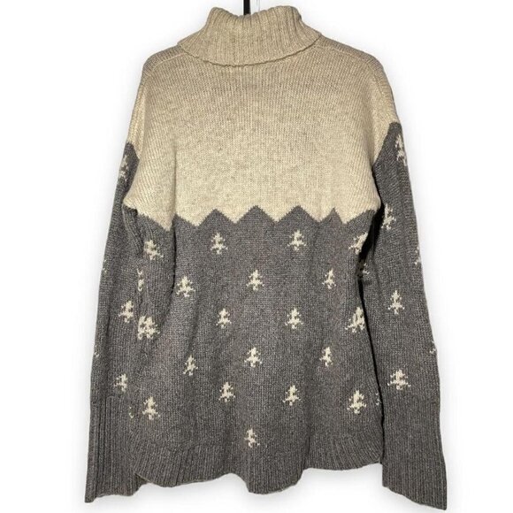 VINTAGE Woolrich Nordic Turtleneck Sweater size M - Picture 3 of 4